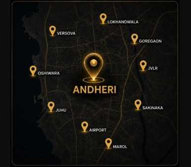 Andheri Escorts map