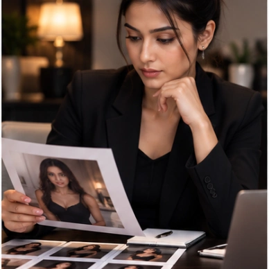 The SpaEscort team is manually reviewing the submitted profile information, photos, and location details.